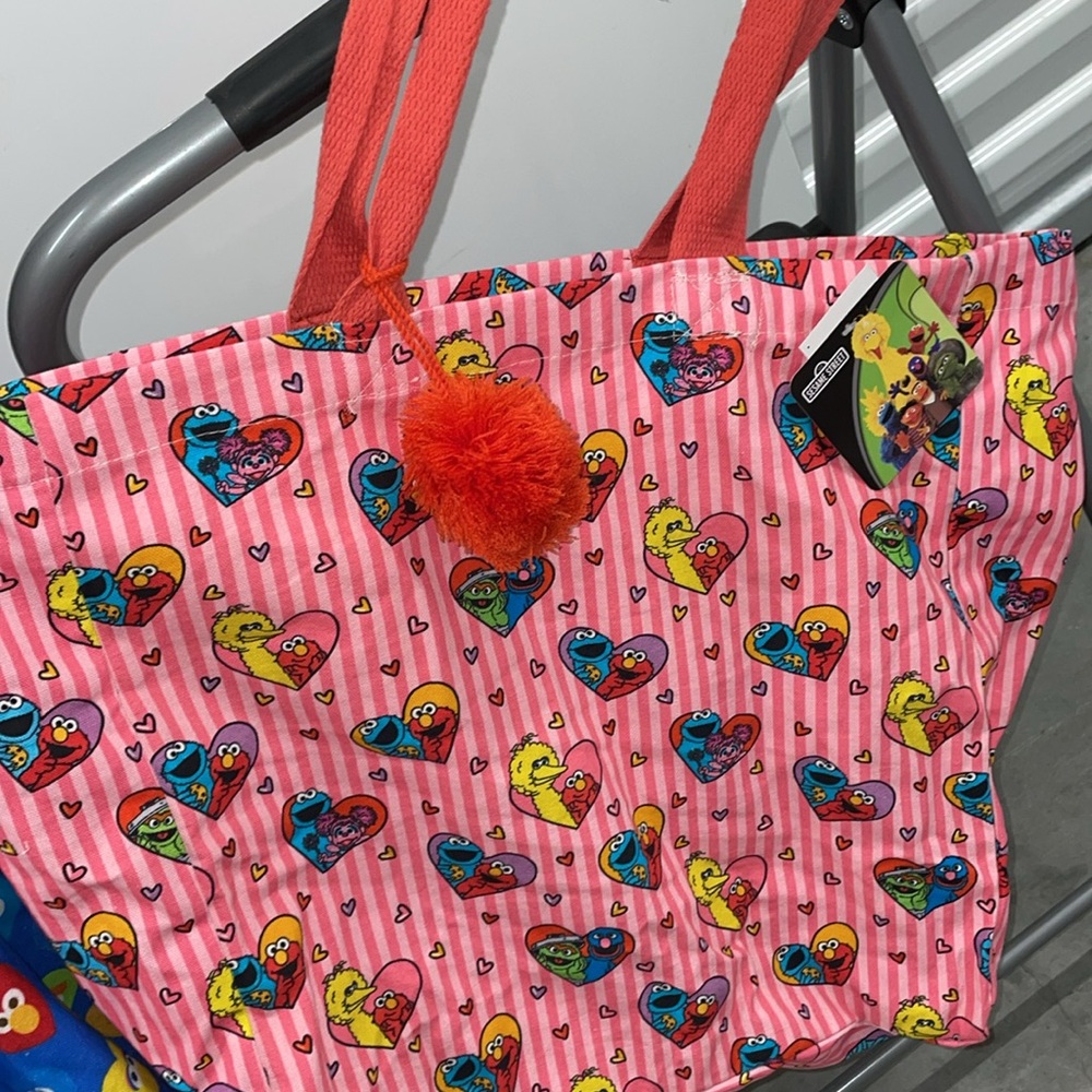 Sesame Street Canvas Tote bag set - Picture 2 of 6